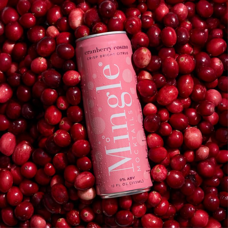 カモミール♡ Amazon.com: Mingle Mocktails Cranberry Cosmo, Non Alcoholic Drinks